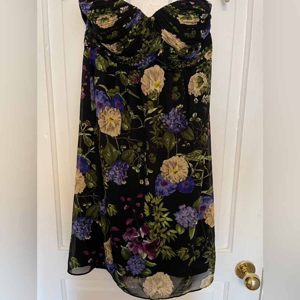 NWT Esprit OccasionWear strapless party dress sz 8 w molded cups & straps